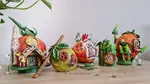 fruits fairy house -clayitnow