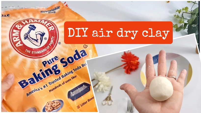 no cook air dry clay recipe - clayitnow