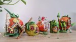 fruits fairy house -clayitnow