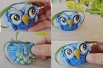 mini owl planter DIY - clayitnow-1