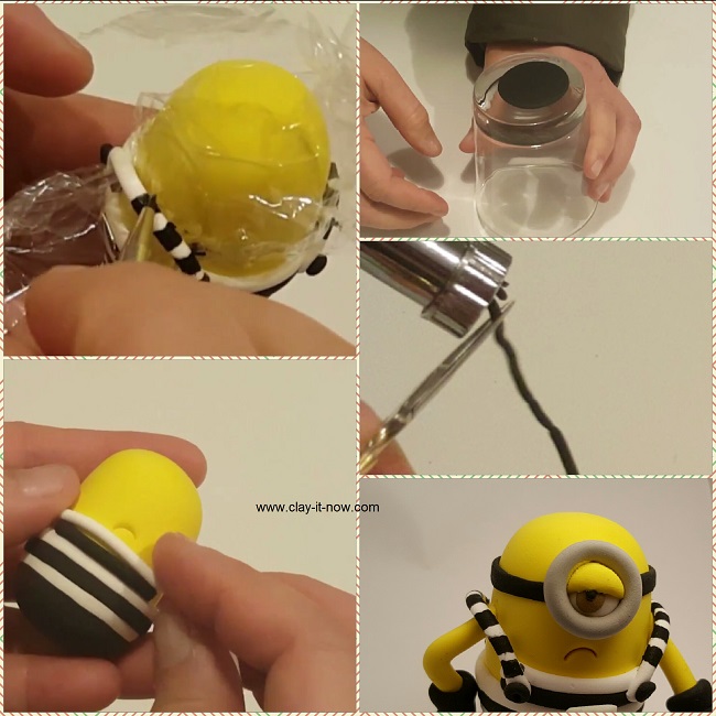 How to Make Minions from Despicable Me 3 with air dry clay?