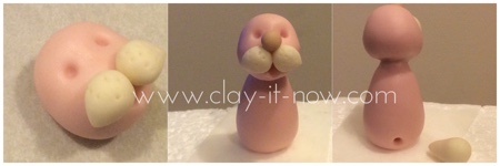 Steps to make rabbit figurine Steps to make rabbit figurine