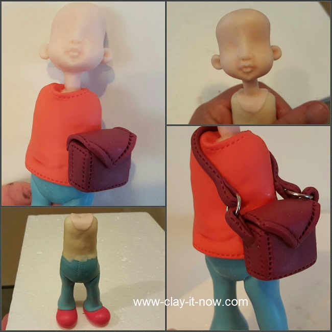 boy figurine idea and tutorial using air dry clay