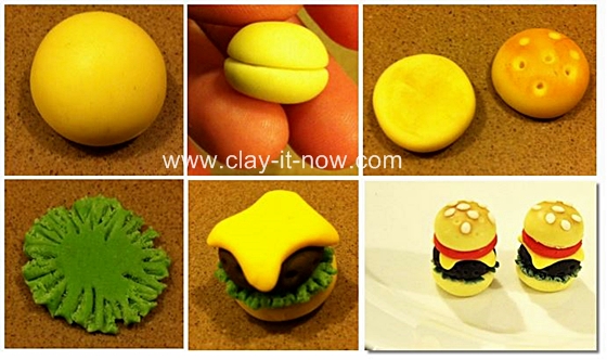 burgerclayjewelry, burgerclay, how to make burger clay