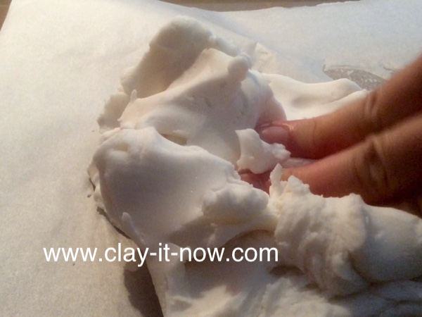 cold porcelain clay without glue - homemade clay - better than saltdough