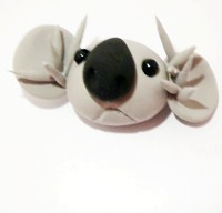 cute koala figurine, koala clay