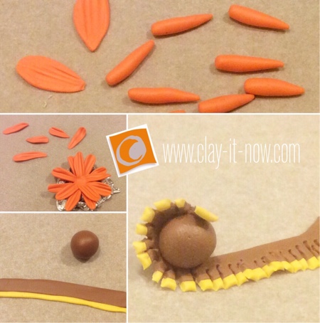 Gerbera Daisy Clay Ring: Tutorial Using 3 Types of Clay