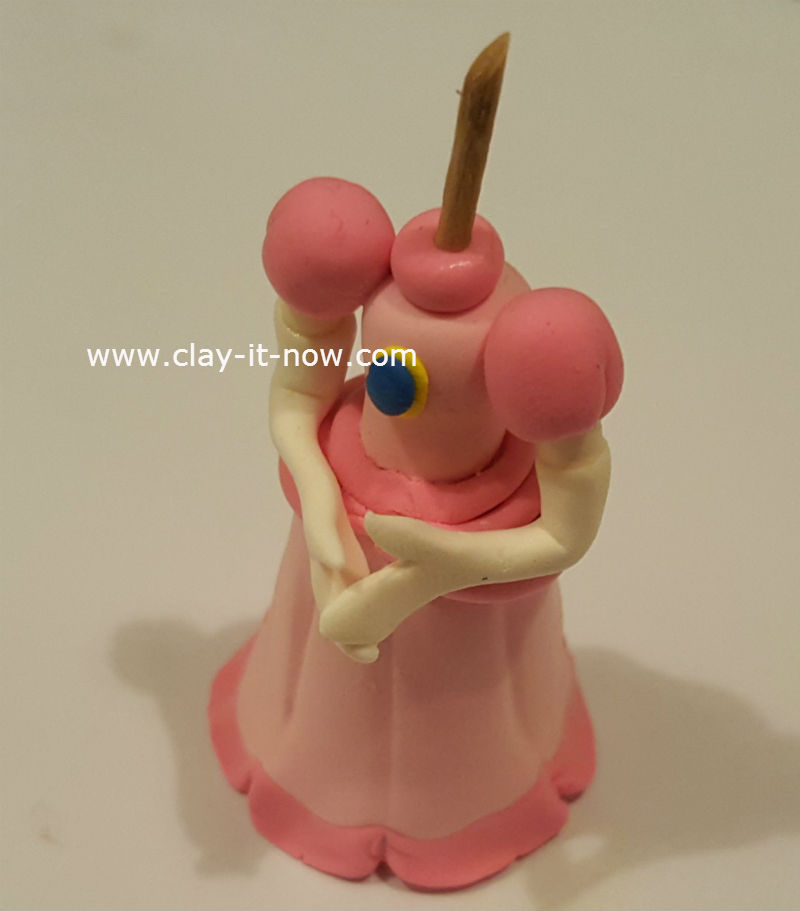princess peach clay - princess toadstool - peach from super mario games-4