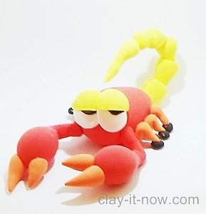 cute scorpion clay for scorpion lover