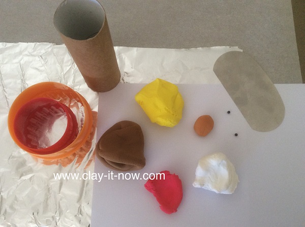 thanksgiving turkey clay, turkey, thanksgiving, turkey clay napkin ring-2