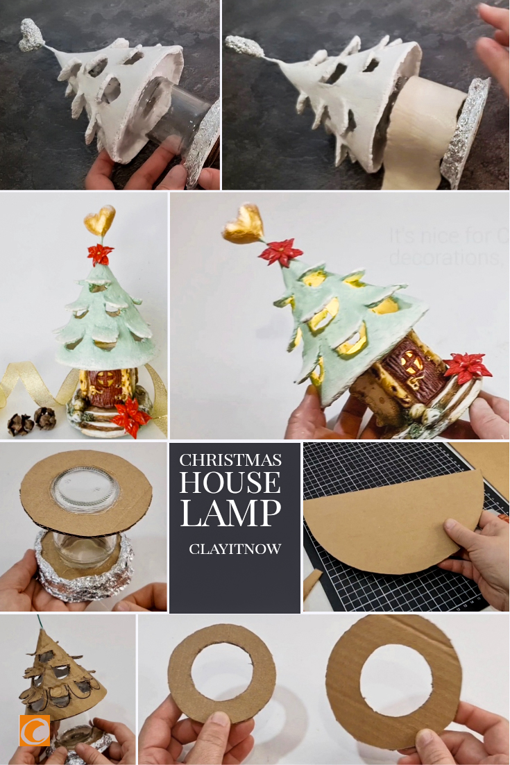 Christmas house lamp