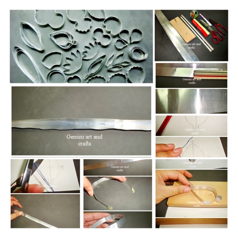 make your own cutters, clay cutters and cookies cutters, DIY cutters