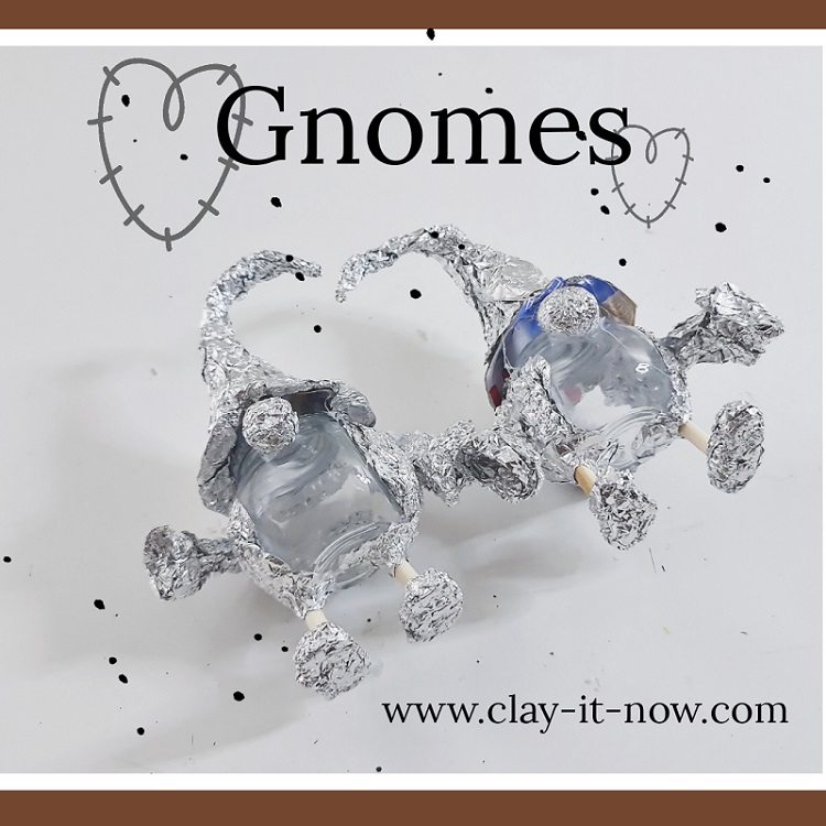 how to make gnomes with air dry clay? - part 2