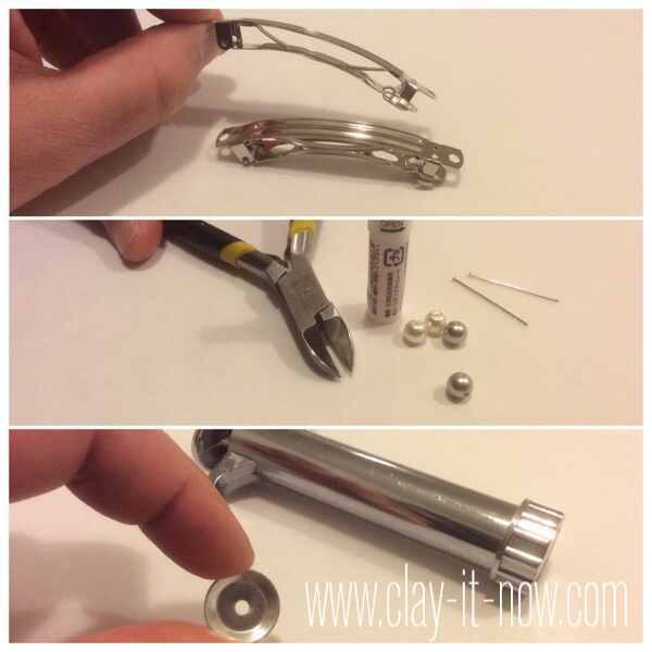 blue lilac hairpin - fourth of July hair accessories idea - tools needed