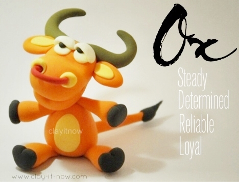 OX clay -  animal figurine