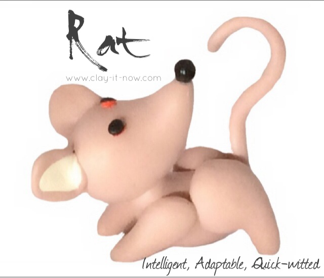12 animals in Chinese zodiac - RAT-how to make rat figurine