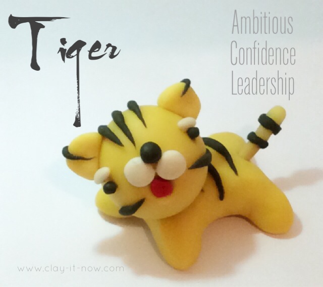 Tiger - 12 animals in Chinese Zodiac - how to make tiger figurine