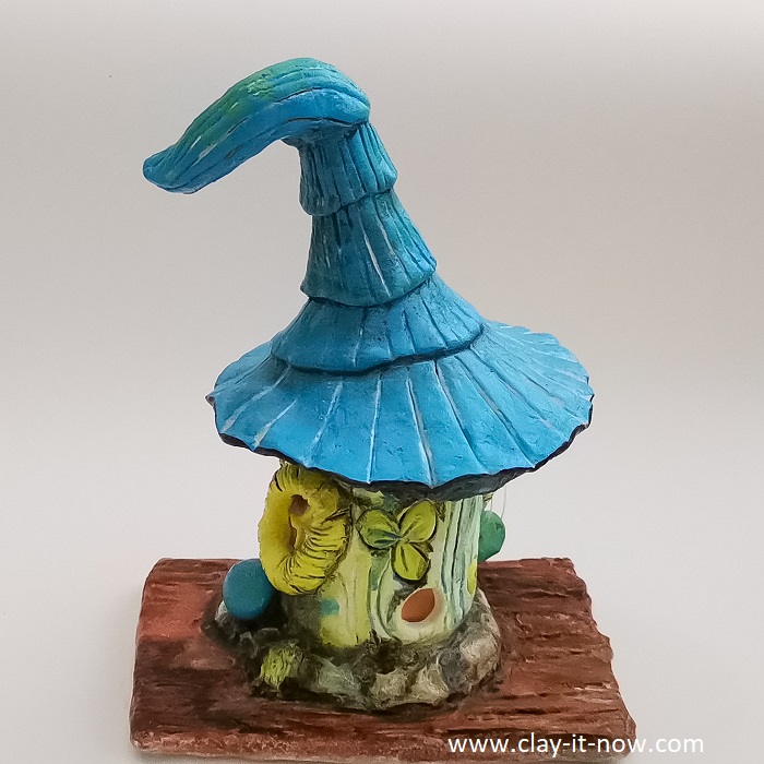 DIY Fairy House - homemade clay