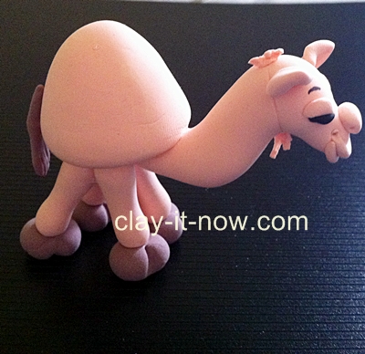 camel clay figurine