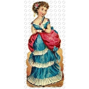 victorian lady dress style