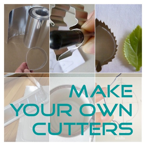 make your own cutters, clay cutters and cookies cutters