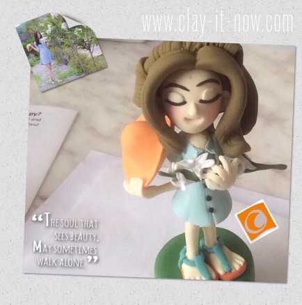 how to make cute girl figurine? - tutorial - clayitnow