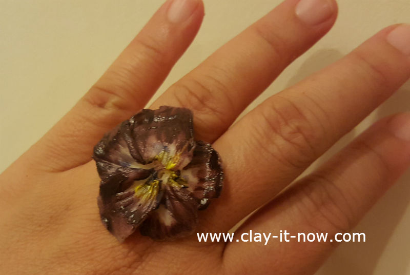 pansy clay flower tutorial-1