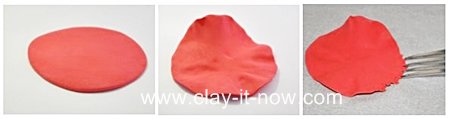 red carnation, carnation, clay flowe