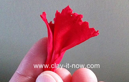 red carnation, carnation, clay flowe